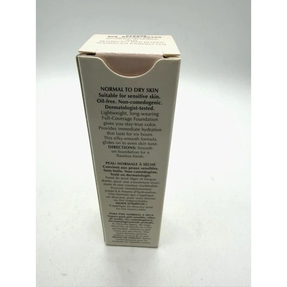 New In Box Mary Kay Full Coverage Foundation Beige 305 Normal/Dry -Pink Cap